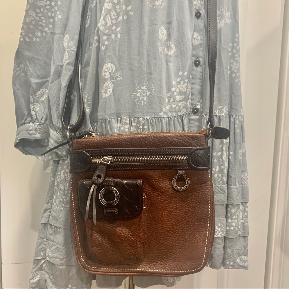 Brighton Leather Crossbody Brown